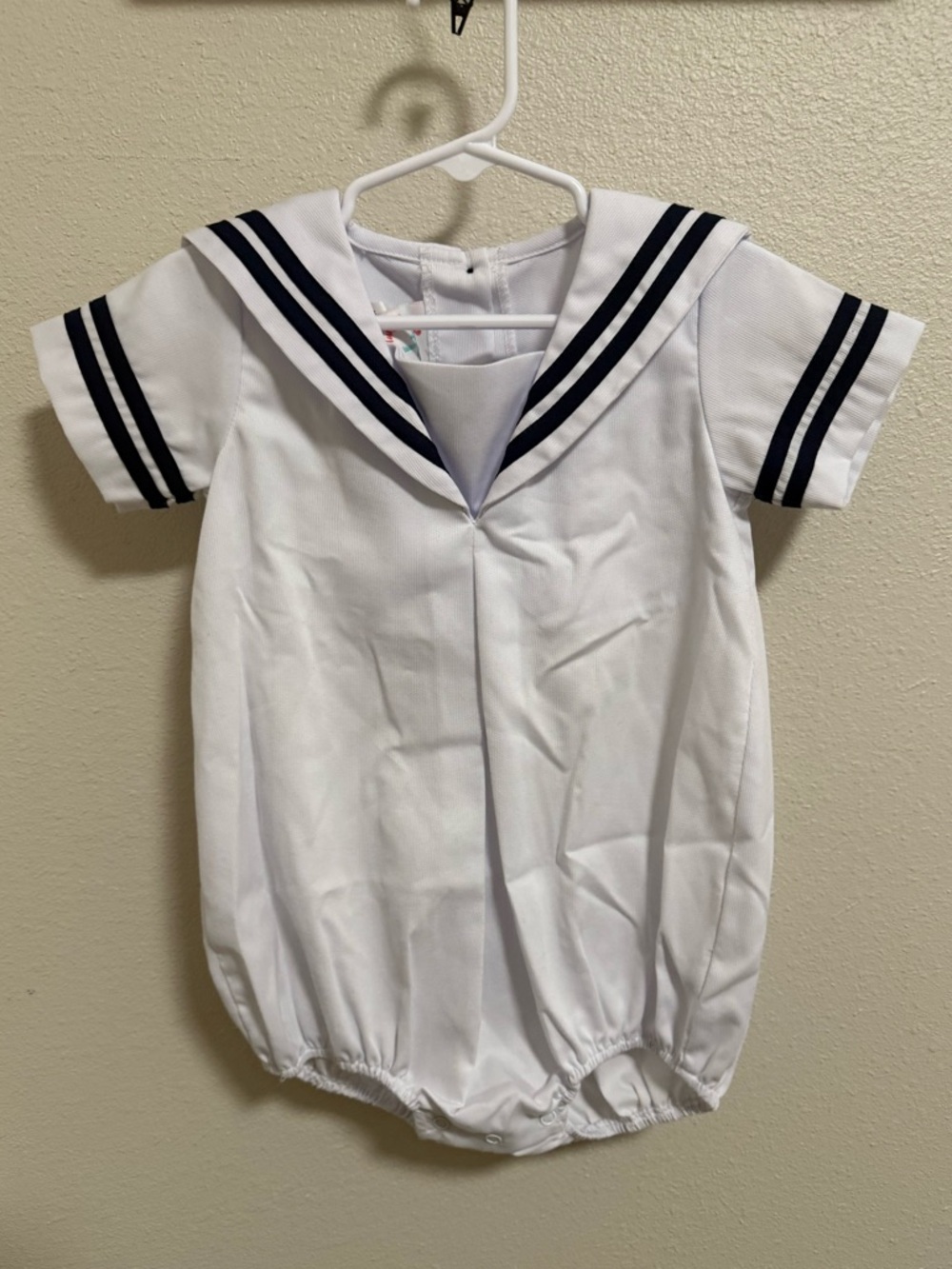 Shrimp & Grits Kids Toddler Sailor Romper